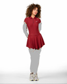 بادی ورزشی نیم زیپ نایکی رنگ سفید با لوگوی سیلیکونی و یقه ایستاده