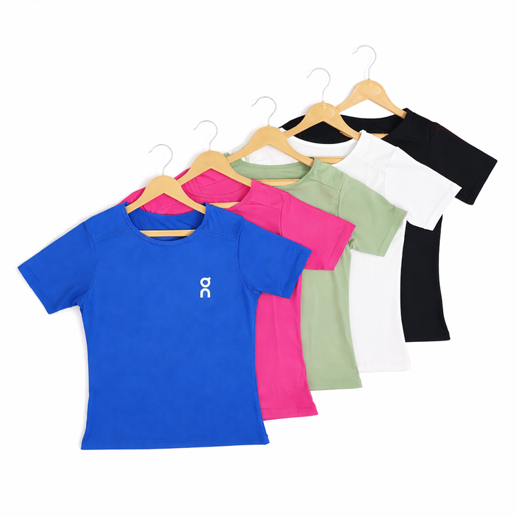 تیشرت ورزشی یقه گرد ساده فلامنت on