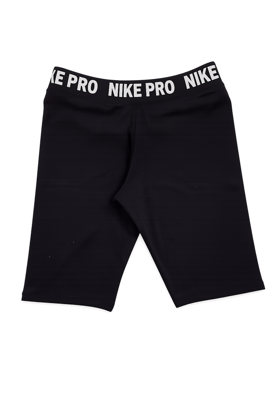 بایکر زنانه Nike Pro مشکی با کش چاپی نساجی